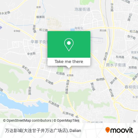 万达影城(大连甘子井万达广场店) map