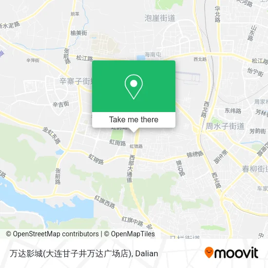 万达影城(大连甘子井万达广场店) map