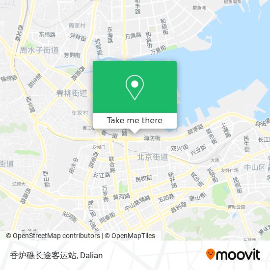 香炉礁长途客运站 map