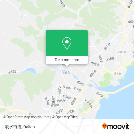 凌水街道 map