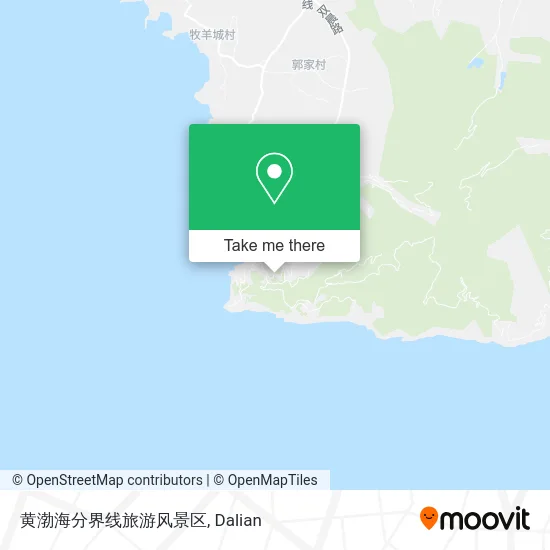 黄渤海分界线旅游风景区 map