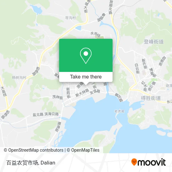 百益农贸市场 map