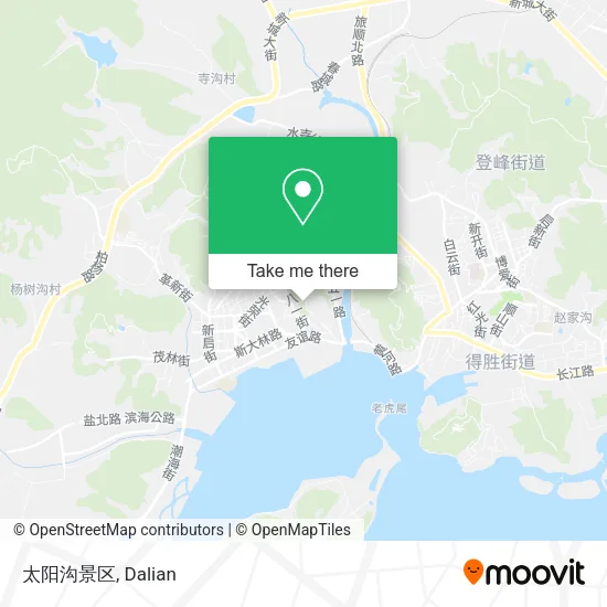 太阳沟景区 map