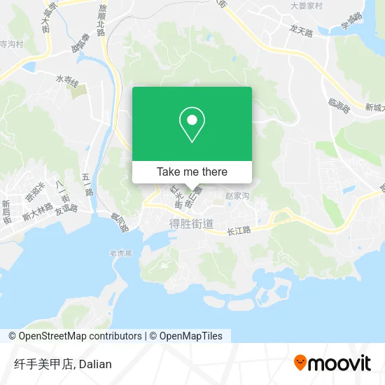 纤手美甲店 map