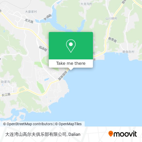 大连湾山高尔夫俱乐部有限公司 map
