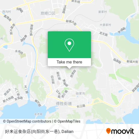 好来运食杂店(向阳街东一巷) map