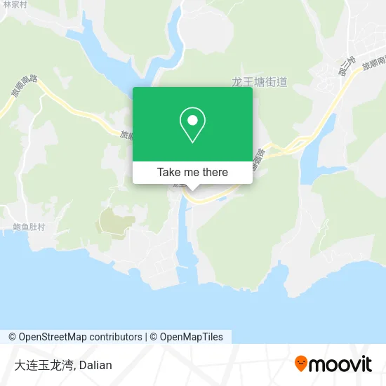 大连玉龙湾 map