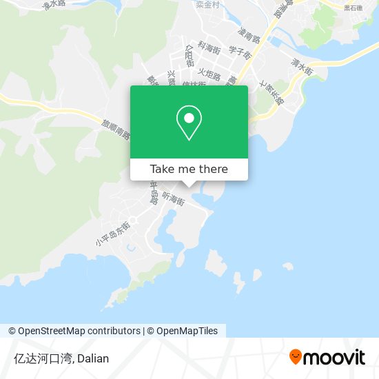 亿达河口湾 map