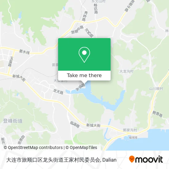 大连市旅顺口区龙头街道王家村民委员会 map