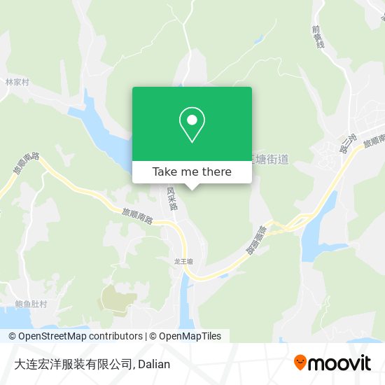 大连宏洋服装有限公司 map