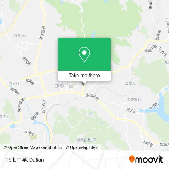 旅顺中学 map