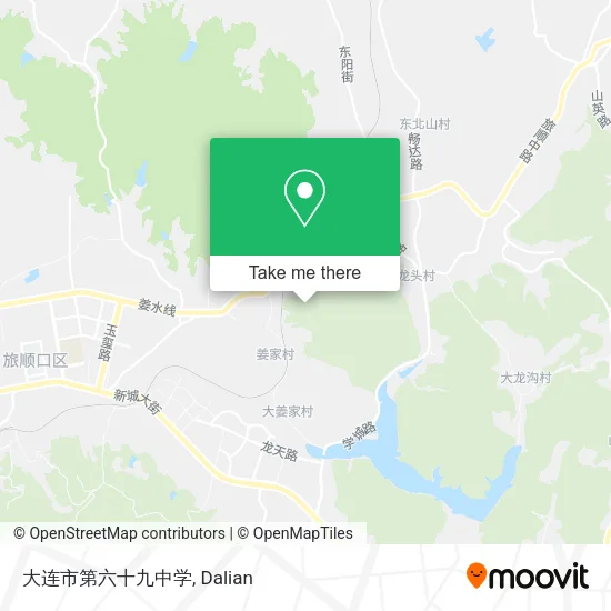 大连市第六十九中学 map