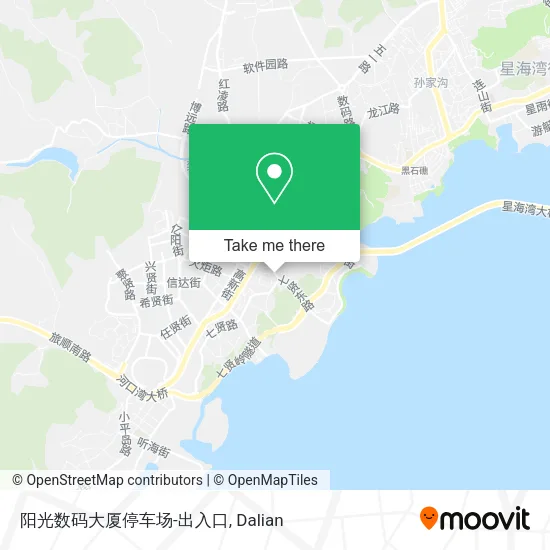 阳光数码大厦停车场-出入口 map