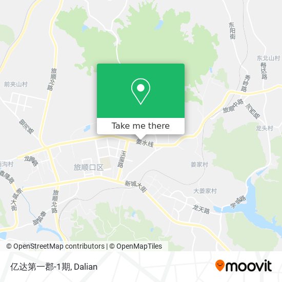 亿达第一郡-1期 map