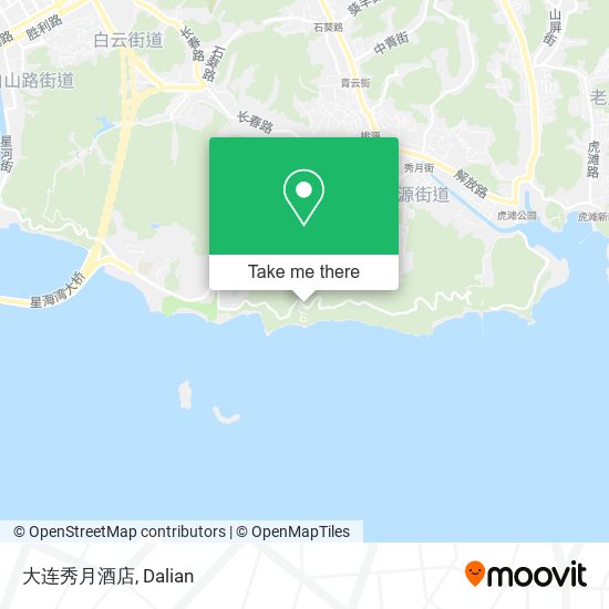 大连秀月酒店 map