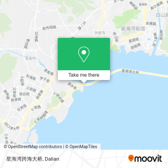 星海湾跨海大桥 map