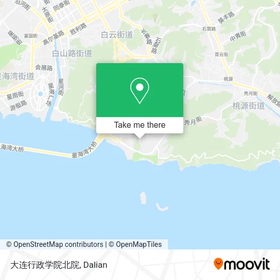 大连行政学院北院 map
