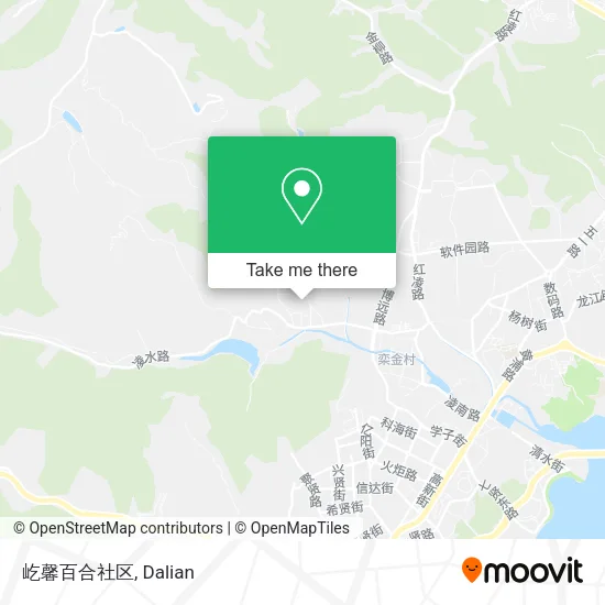 屹馨百合社区 map