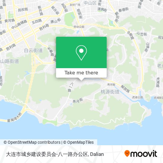 大连市城乡建设委员会-八一路办公区 map