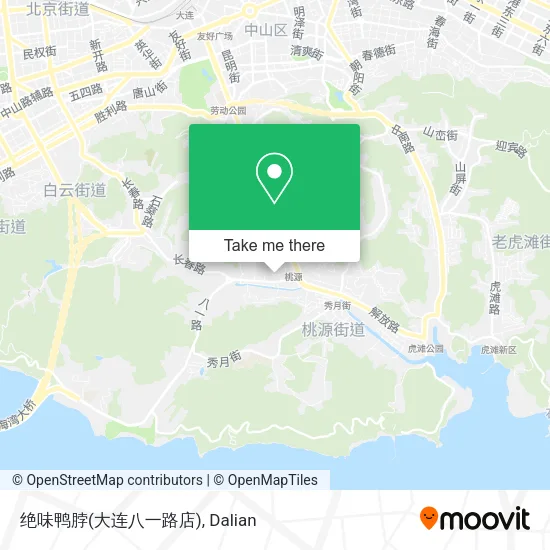 绝味鸭脖(大连八一路店) map