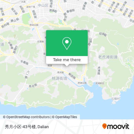 秀月小区-43号楼 map