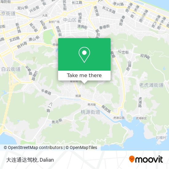 大连通达驾校 map