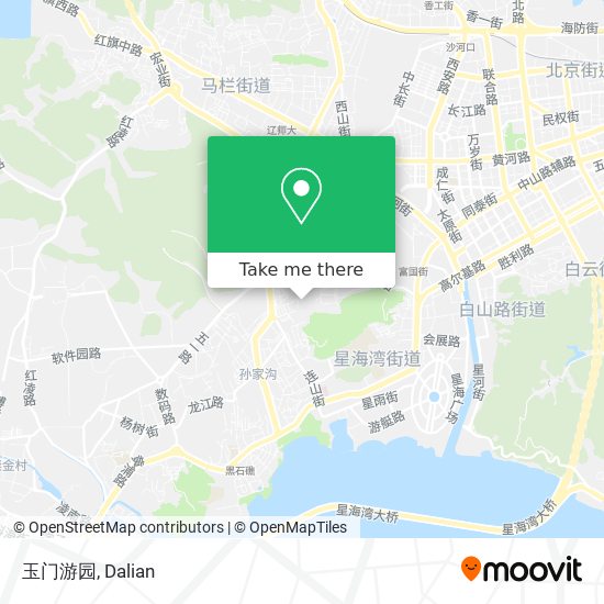 玉门游园 map