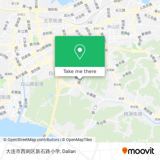 大连市西岗区新石路小学 map