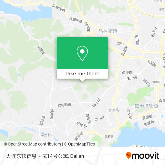 大连东软信息学院14号公寓 map