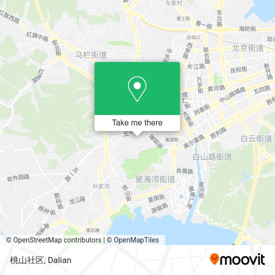 桃山社区 map