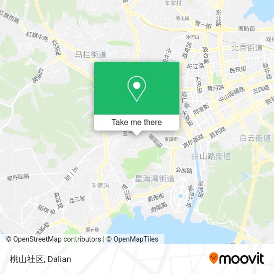 桃山社区 map