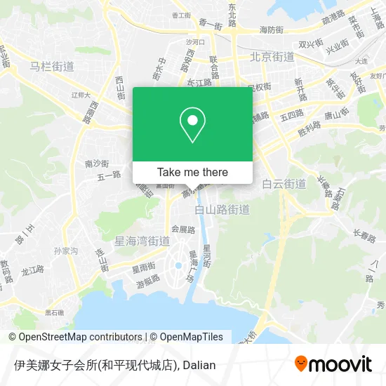 伊美娜女子会所(和平现代城店) map