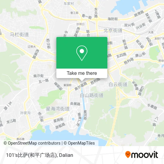 101's比萨(和平广场店) map