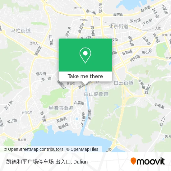 凯德和平广场停车场-出入口 map