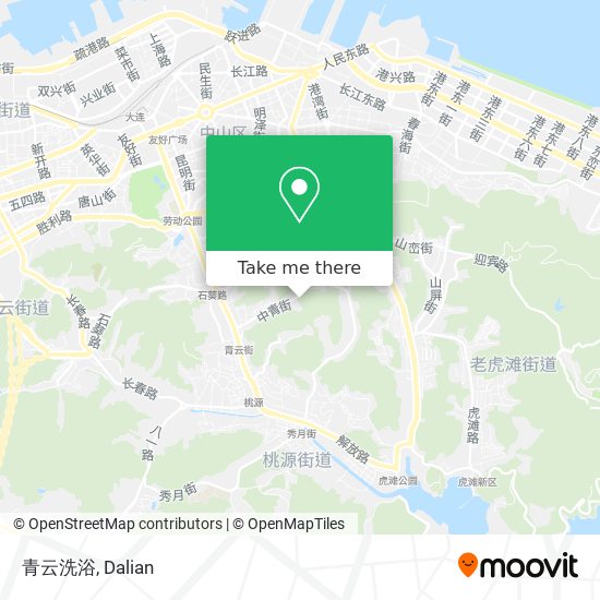 青云洗浴 map