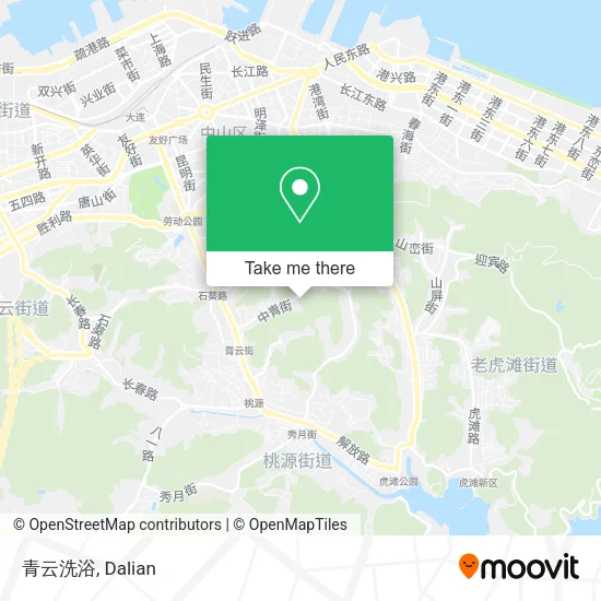 青云洗浴 map