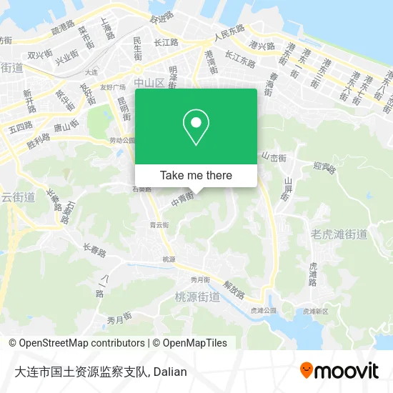 大连市国土资源监察支队 map
