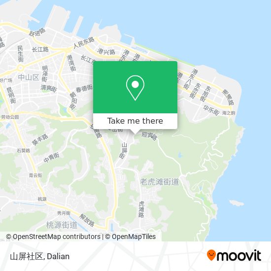 山屏社区 map