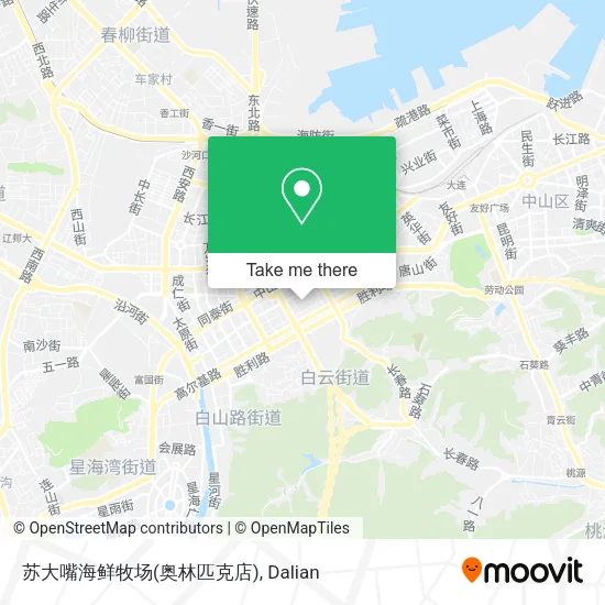 苏大嘴海鲜牧场(奥林匹克店) map