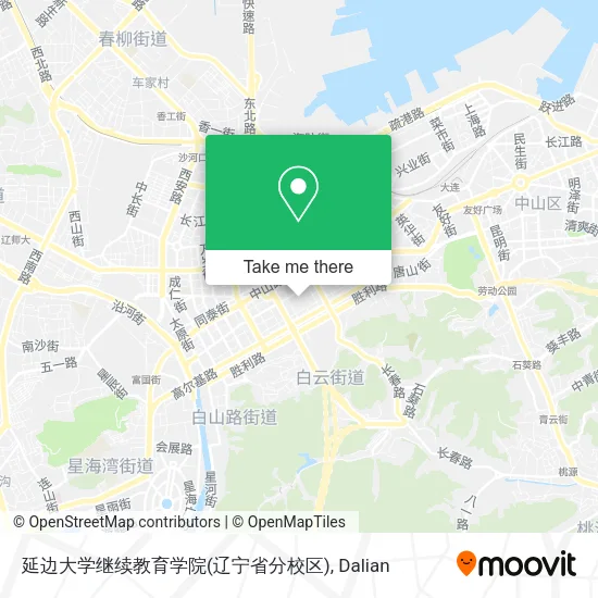 延边大学继续教育学院(辽宁省分校区) map
