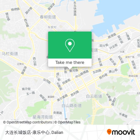 大连长城饭店-康乐中心 map