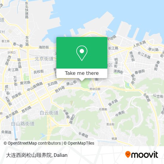 大连西岗松山颐养院 map