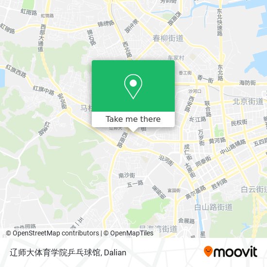 辽师大体育学院乒乓球馆 map