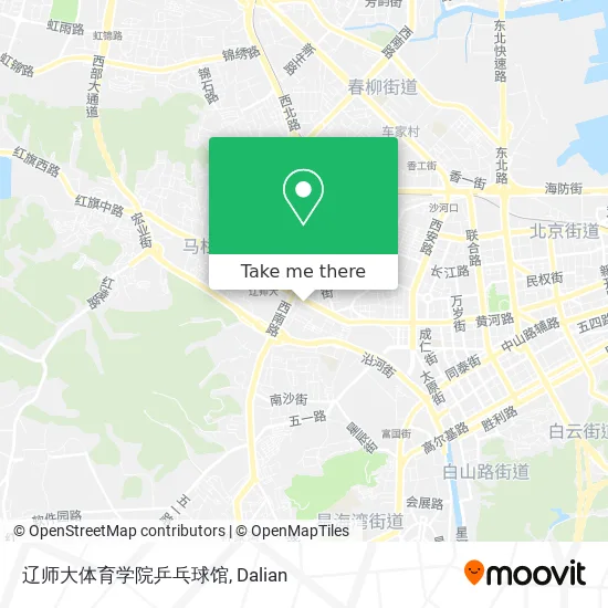 辽师大体育学院乒乓球馆 map