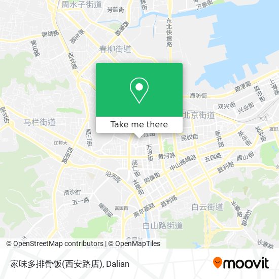 家味多排骨饭(西安路店) map