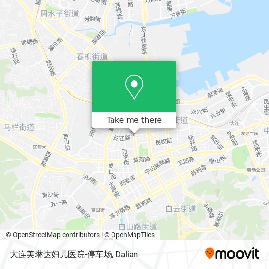 大连美琳达妇儿医院-停车场 map