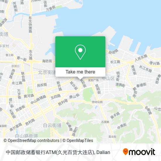 中国邮政储蓄银行ATM(久光百货大连店) map