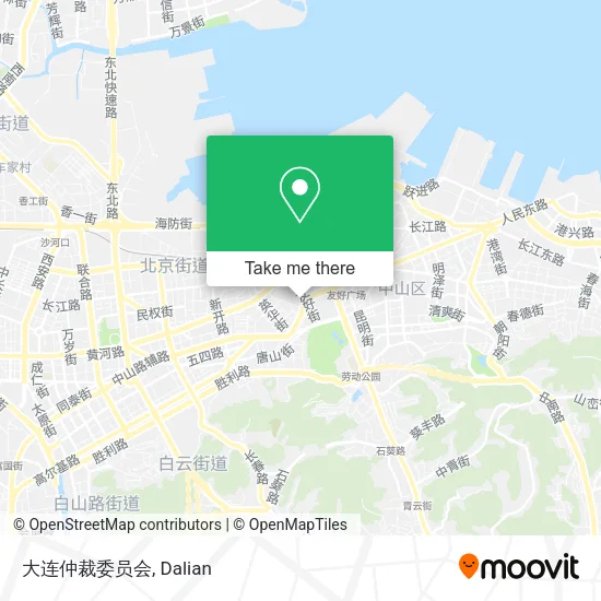 大连仲裁委员会 map