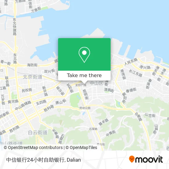 中信银行24小时自助银行 map
