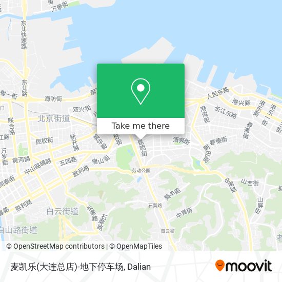 麦凯乐(大连总店)-地下停车场 map